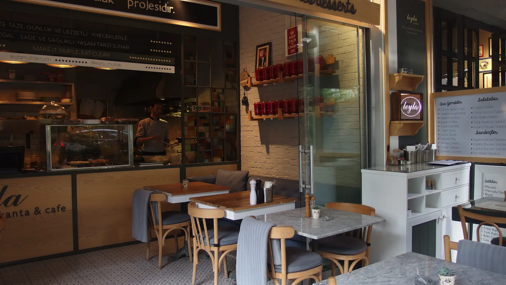 LEYLA LOKANTA ALSANCAK RESTORAN | İÇ MİMARLIK HİZMETLERİ | ARCHITECTS | MİMARLIK HİZMETLERİ | INTERIOR DESIGNER | SHOP DESIGN | STORE INTERIOR