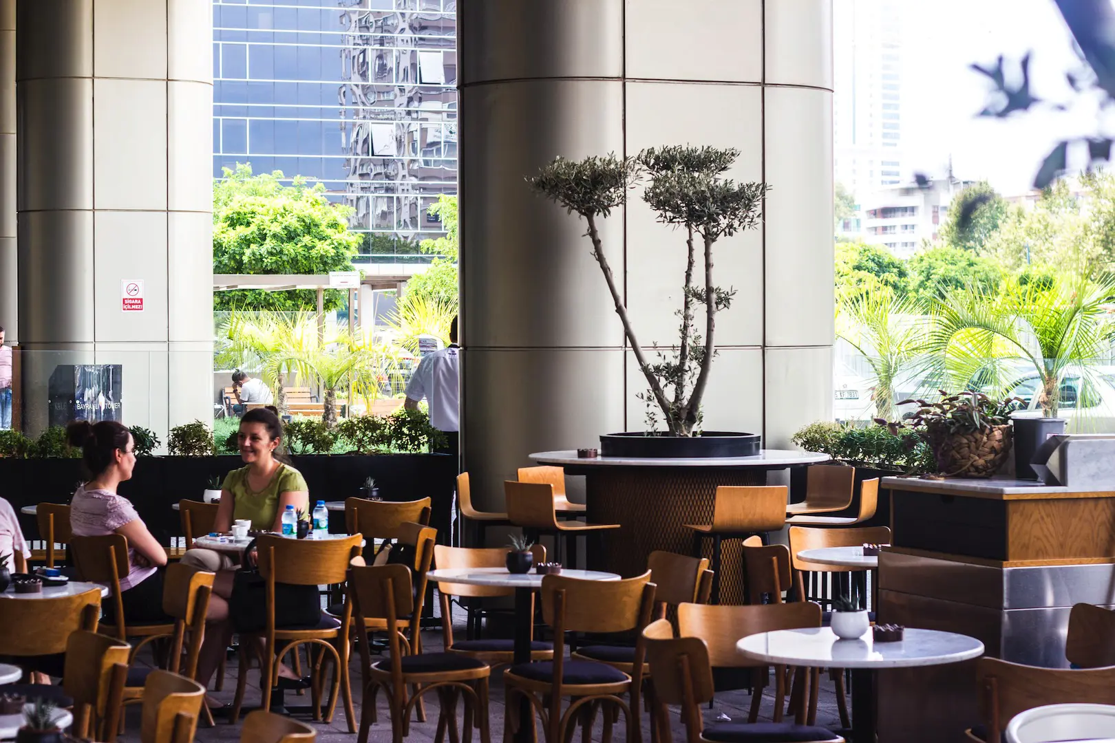 LOCATION CAFE BAYRAKLI TOWER | İÇ MİMARLIK HİZMETLERİ | ARCHITECTS | MİMARLIK HİZMETLERİ | INTERIOR DESIGNER | SHOP DESIGN | STORE INTERIOR