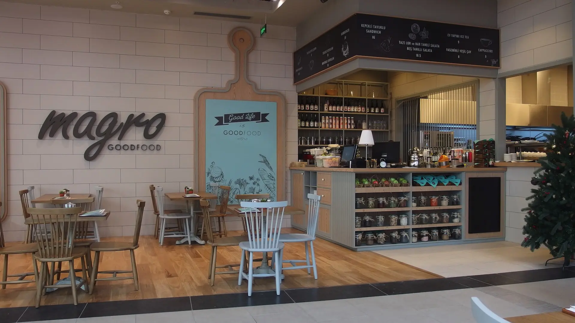 MAGRO POINT BORNOVA RESTORAN | İÇ MİMARLIK HİZMETLERİ | ARCHITECTS | MİMARLIK HİZMETLERİ | INTERIOR DESIGNER | SHOP DESIGN | STORE INTERIOR