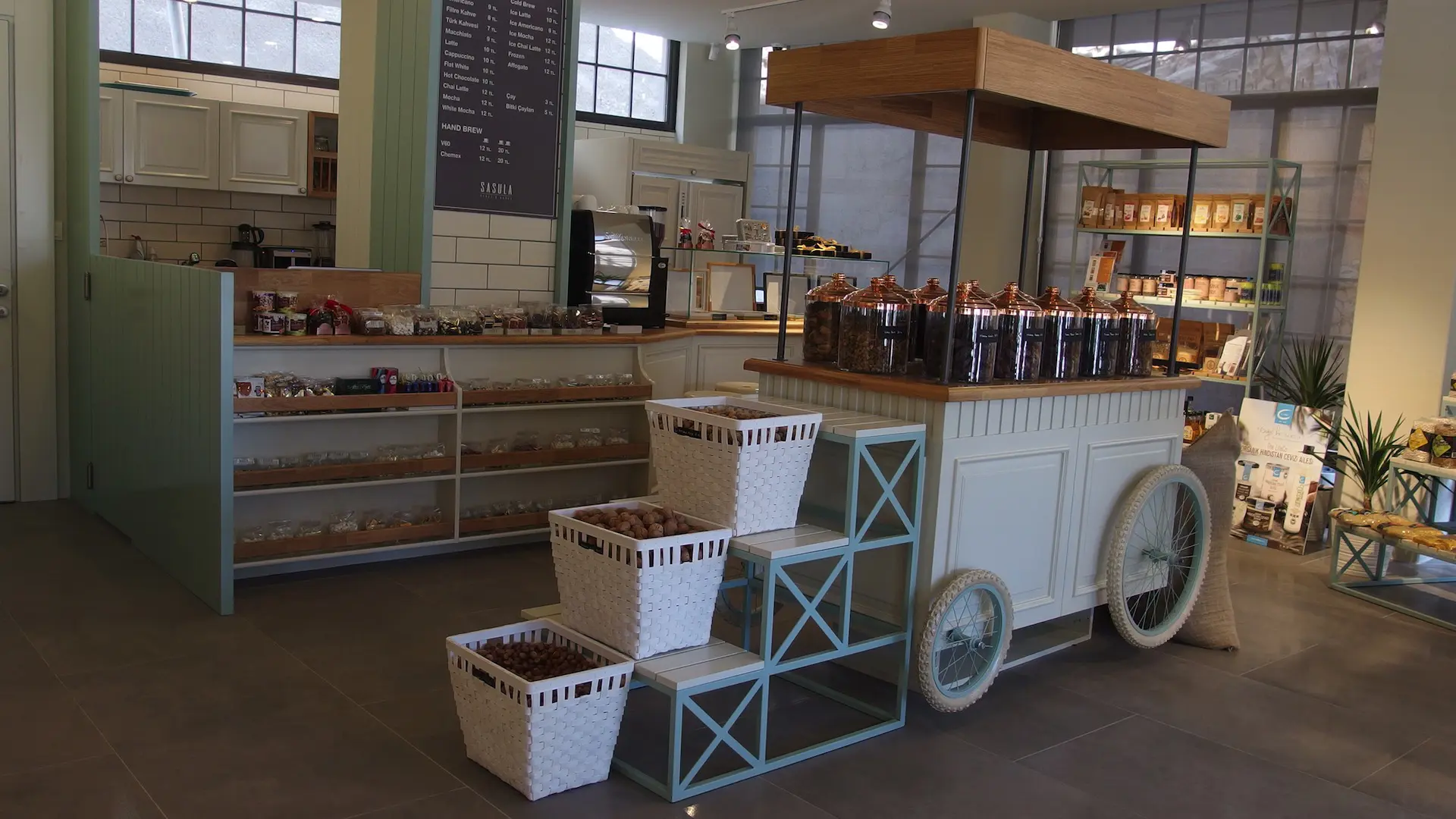 SASULA CEREZ KAHVE URLA | İÇ MİMARLIK HİZMETLERİ | ARCHITECTS | MİMARLIK HİZMETLERİ | INTERIOR DESIGNER | SHOP DESIGN | STORE INTERIOR
