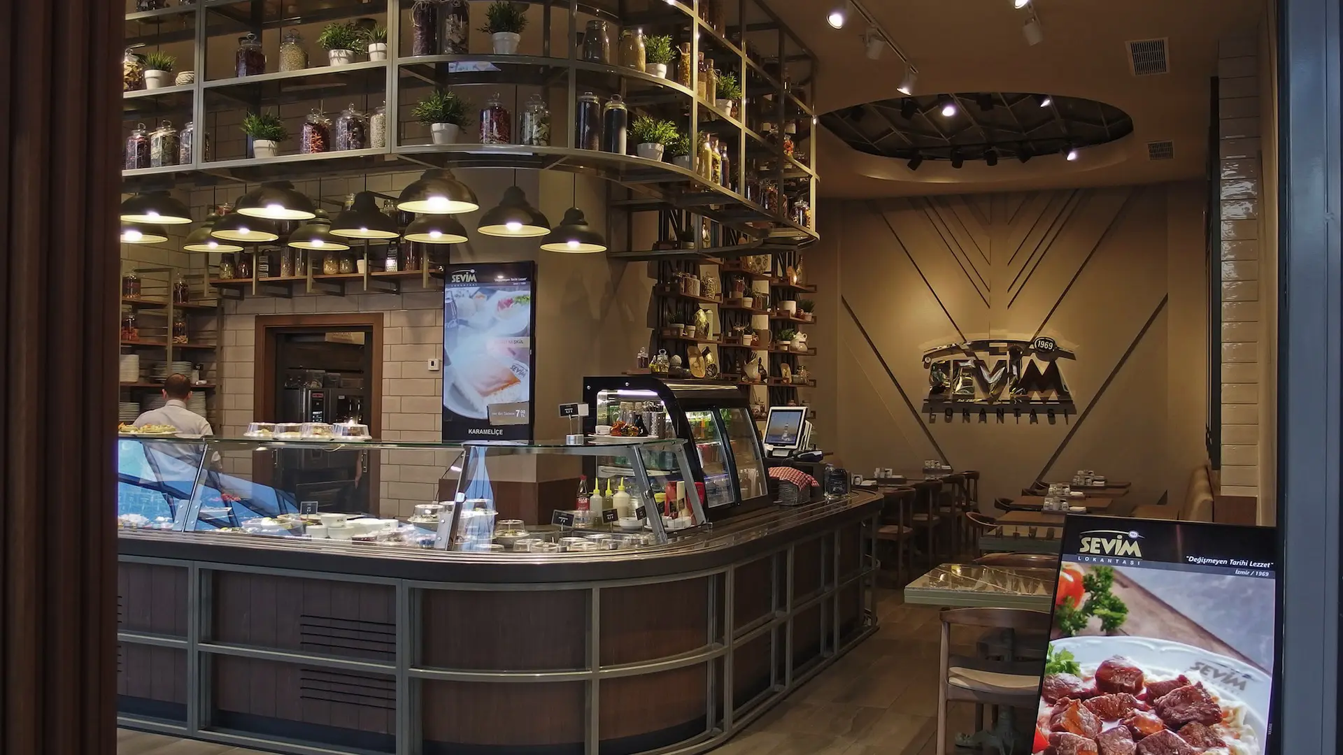 SEVIM LOKANTASI FORUM BORNOVA | İÇ MİMARLIK HİZMETLERİ | ARCHITECTS | MİMARLIK HİZMETLERİ | INTERIOR DESIGNER | SHOP DESIGN | STORE INTERIOR