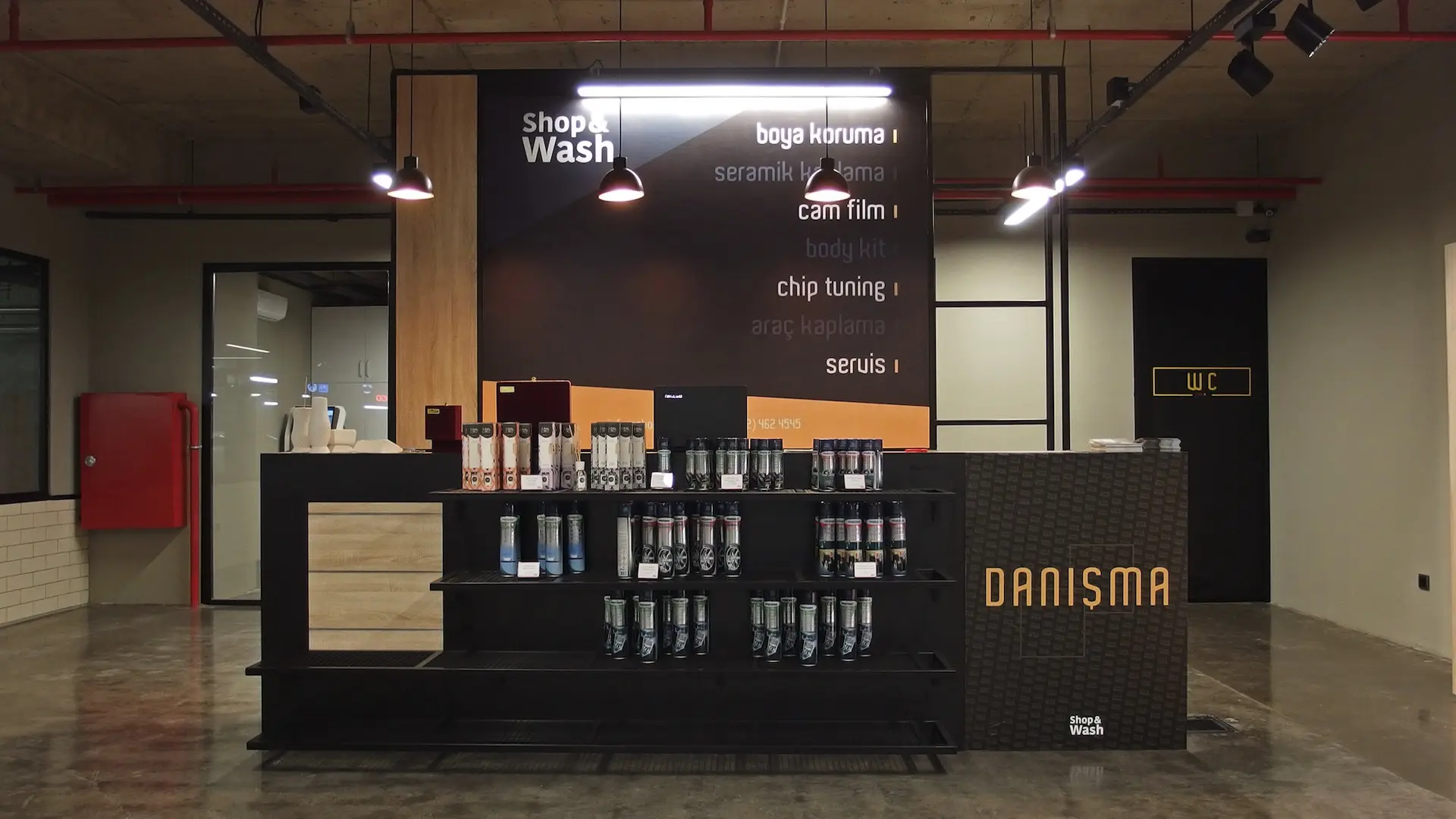 SHOP _ WASH POINT BORNOVA | İÇ MİMARLIK HİZMETLERİ | ARCHITECTS | MİMARLIK HİZMETLERİ | INTERIOR DESIGNER | SHOP DESIGN | STORE INTERIOR